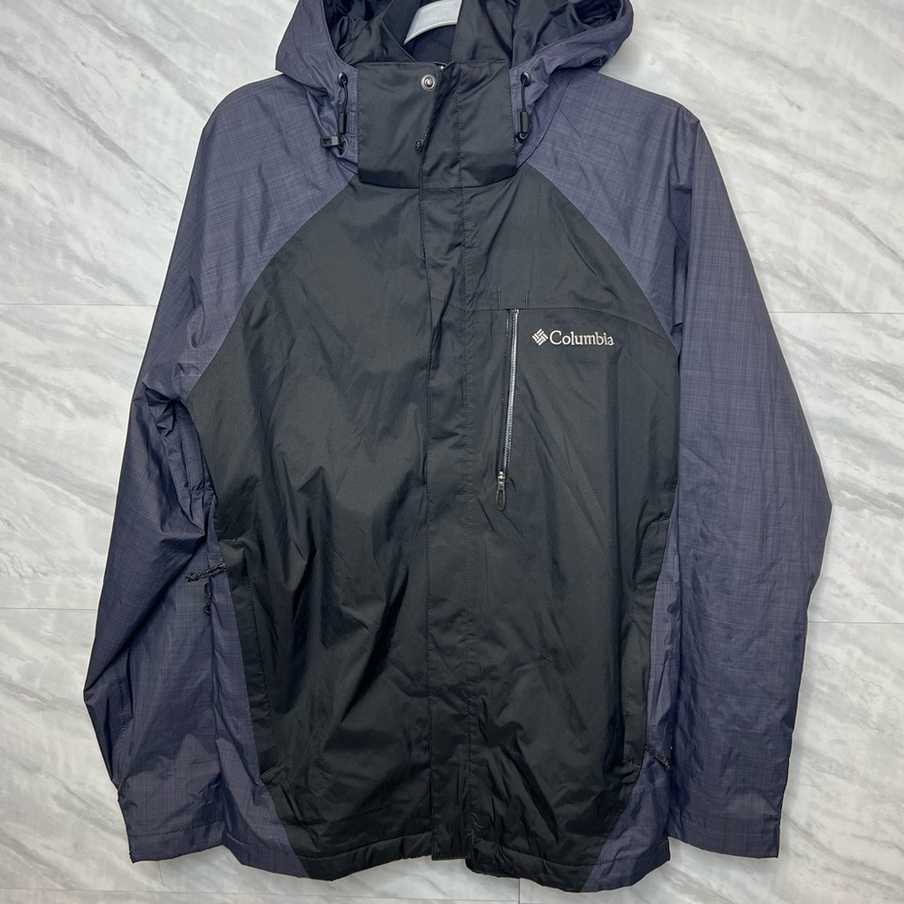Columbia Waterproof Interchange Hooded Zip Up Jacket Small